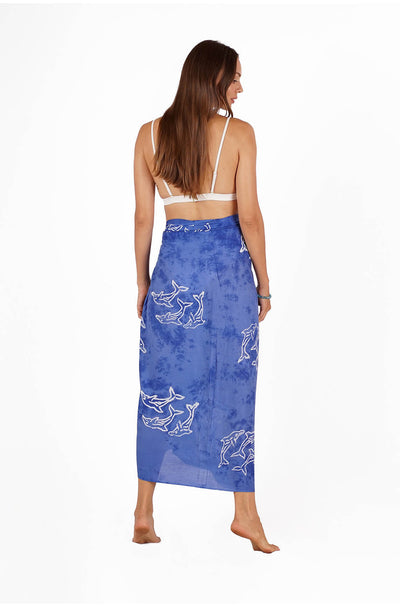 Sarong Beach Wrap 16 - Dolphin